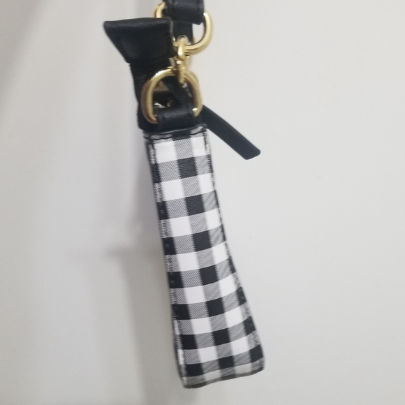EUC Nanette Lepore b&w plaid purse - Picture 5 of 10